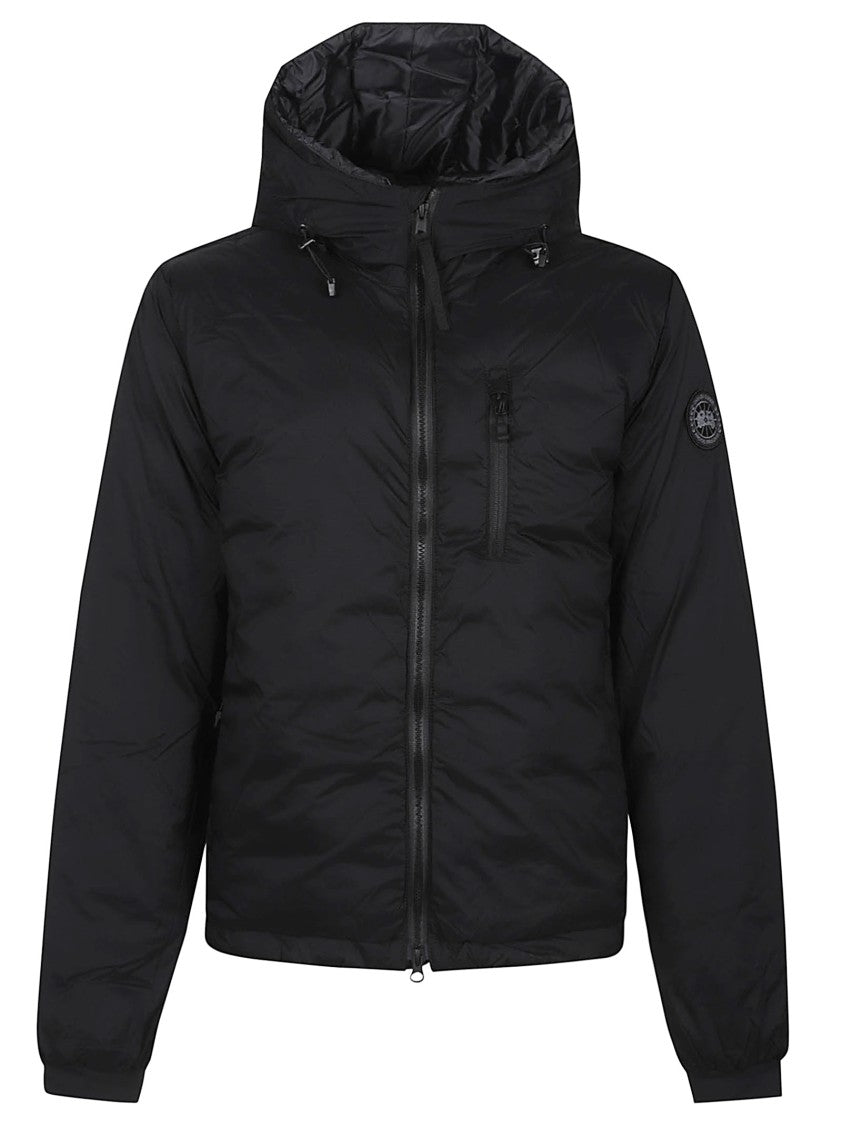 Canada Goose Black Lodget Padded Zip-Through Knit