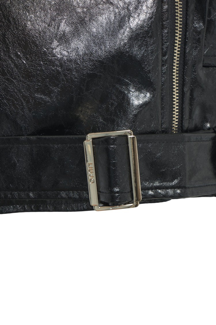 Liu Jo Biker Jacket With Glossy Finish