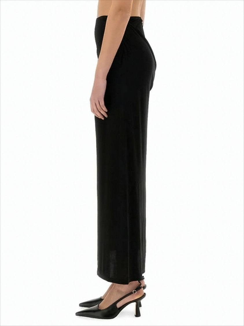 Paloma Wool Wrap Design Midi Skirt With Side Tie Detail