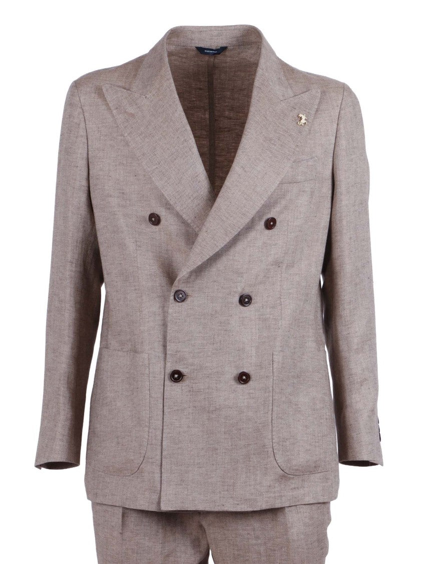 Tombolini Beige Zero Gravity Linen Suit