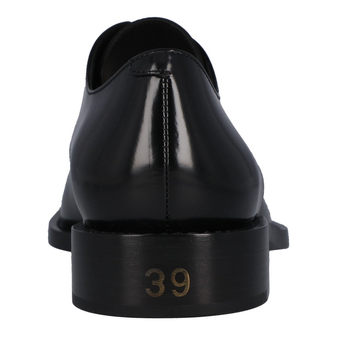 Balenciaga Rim Hi-Shine Derby Shoes Black