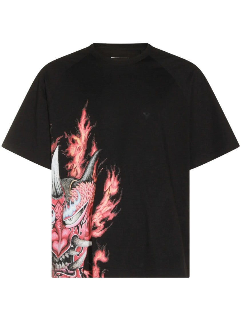 Y-3 Gfx Demon Graphic Print Short-Sleeve T-Shirt