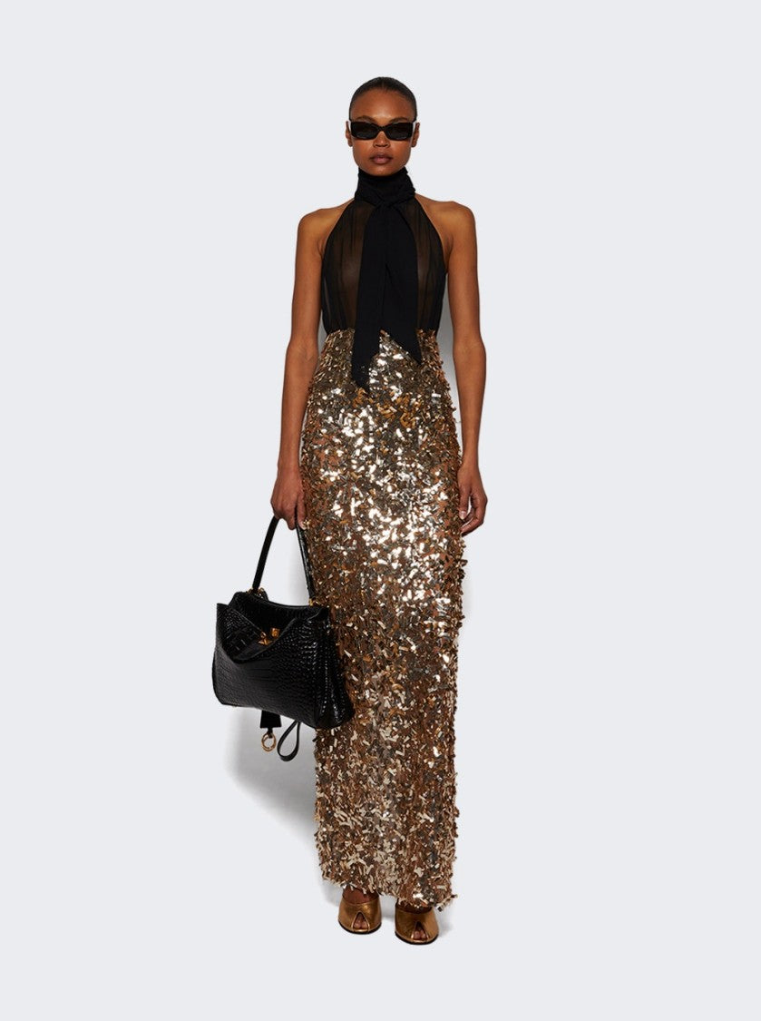 The New Arrivals By Ilkyaz Ozel Sirena Skirt Alchemy - Gold