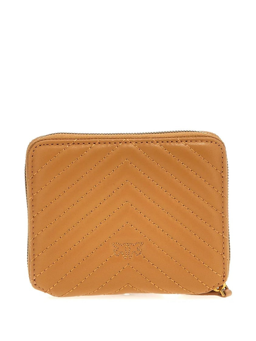 Pinko Quilted Leather Wallet