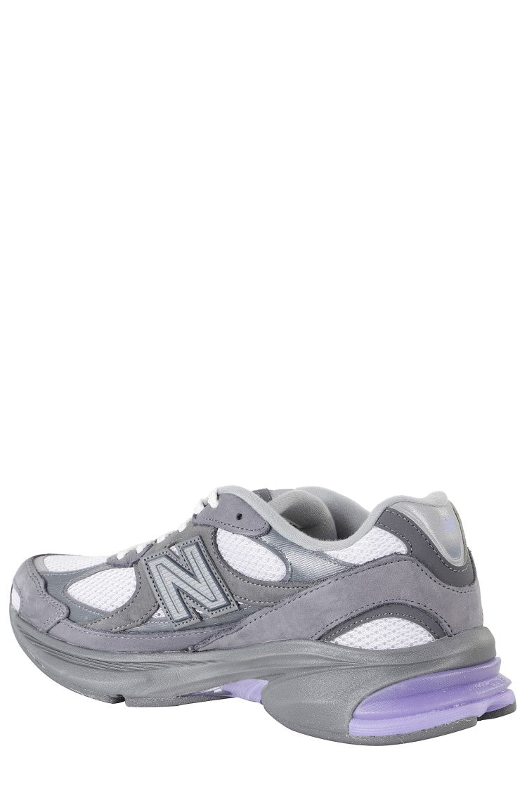 New Balance Purple 2010 Side Logo Leather Inserts Polyester Sneakers
