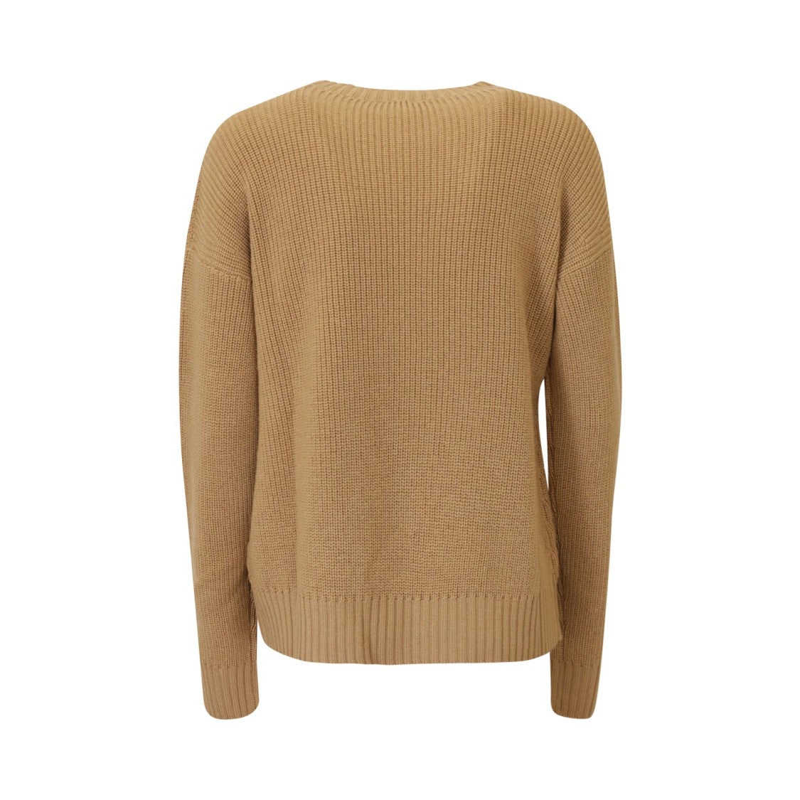 Max Mara Timeless Virgin Wool Sweater With Floral Pattern