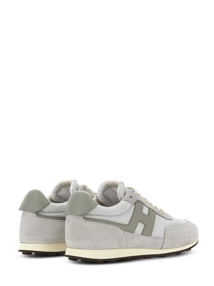 Hogan Low-Profile Sneakers With Suede And Smooth Texture
