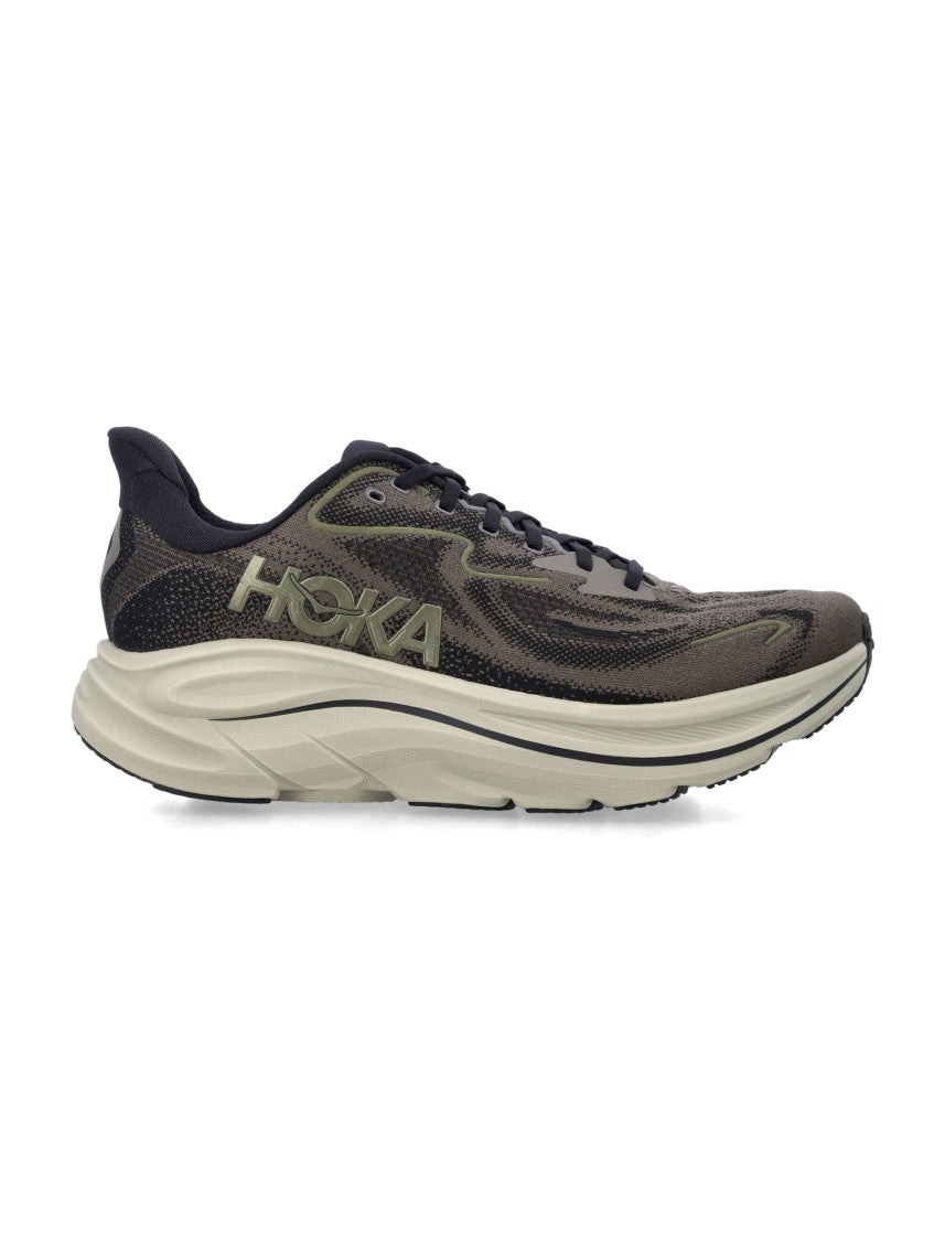 Hoka Lightweight Running Sneakers With Breathable Jacquard Upper