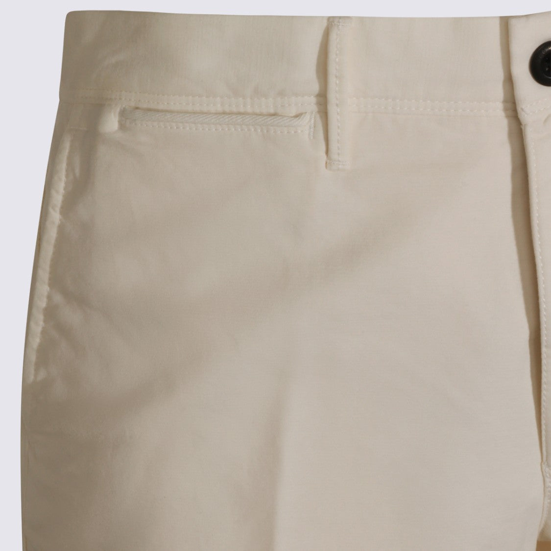 Incotex Tailored Neutral Shorts With Flat Front