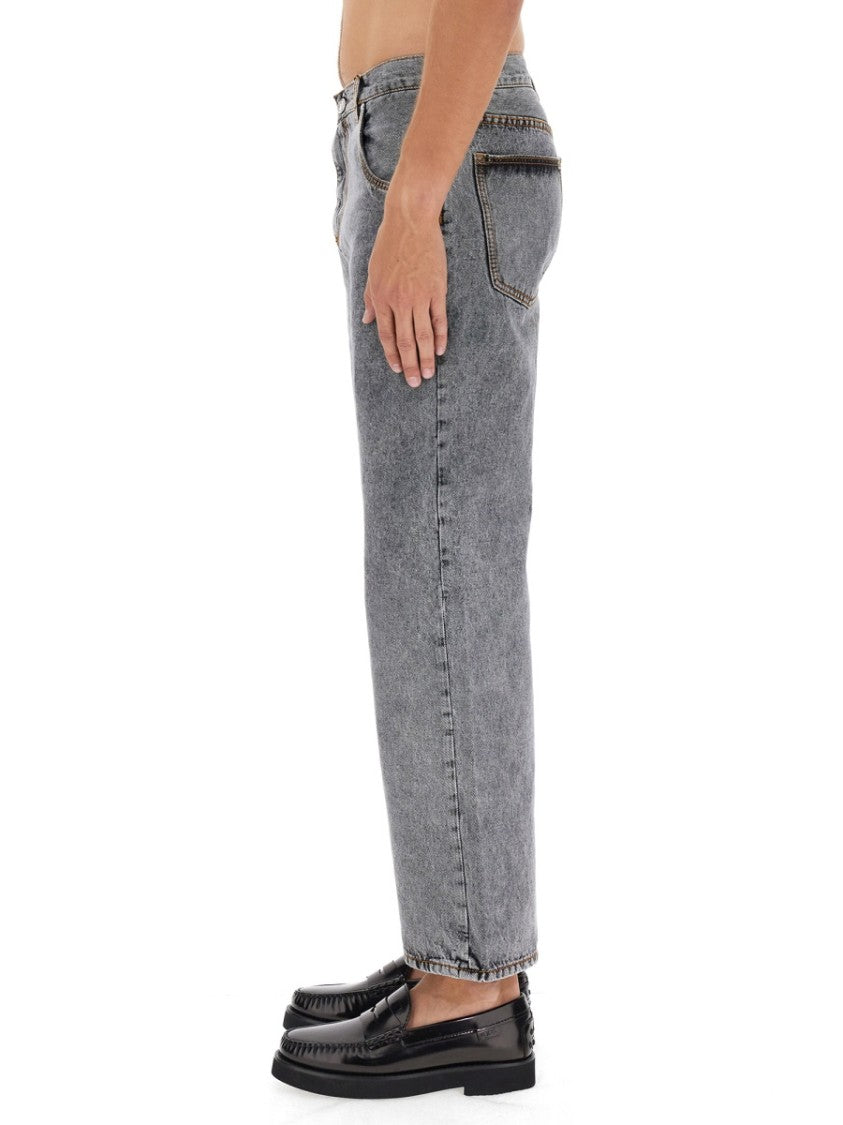 Etro Grey Easy Fit Jeans