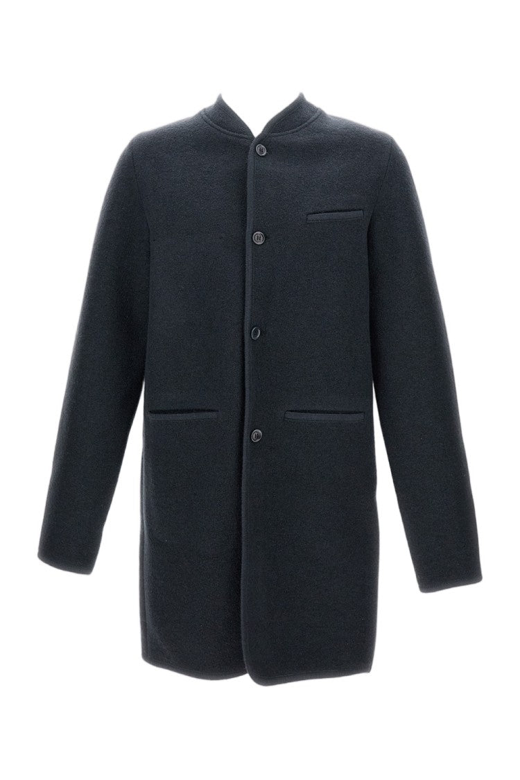 Rier Long Coat With Traditional Loden Finish And Modern Fit