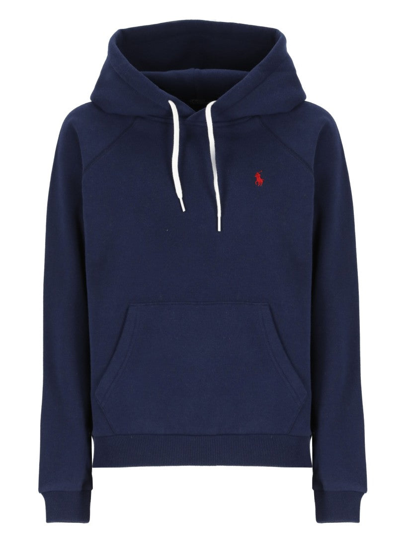 Polo Ralph Lauren Classic Blue Cotton Hoodie