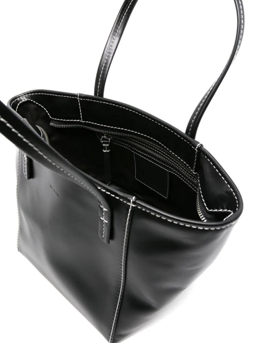 By Far Black Leather Handbag