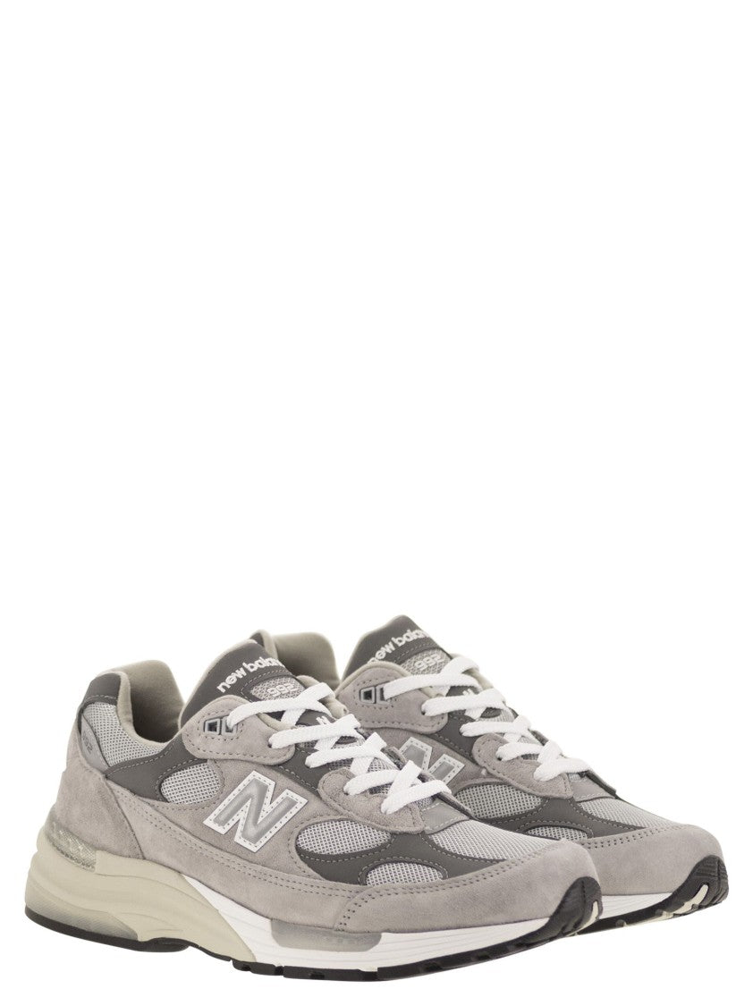 New Balance 992 Core Sneakers With Premium Suede And Mesh Construction