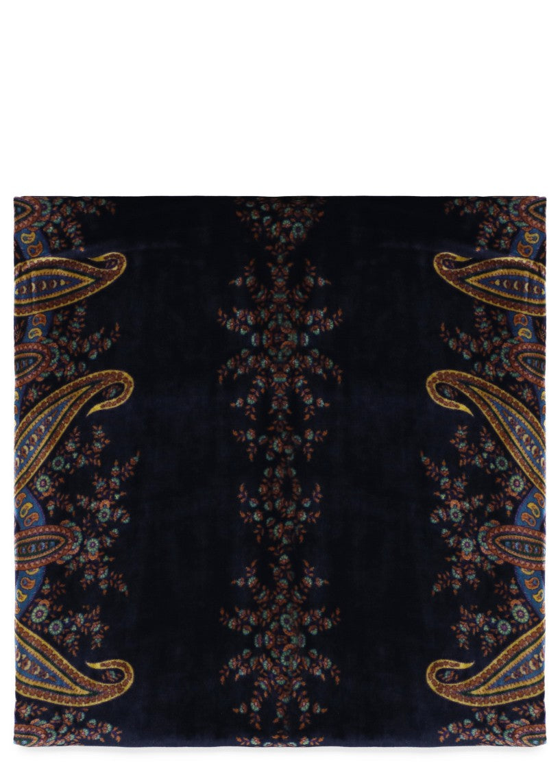 Etro Intricate Paisley Print Scarf