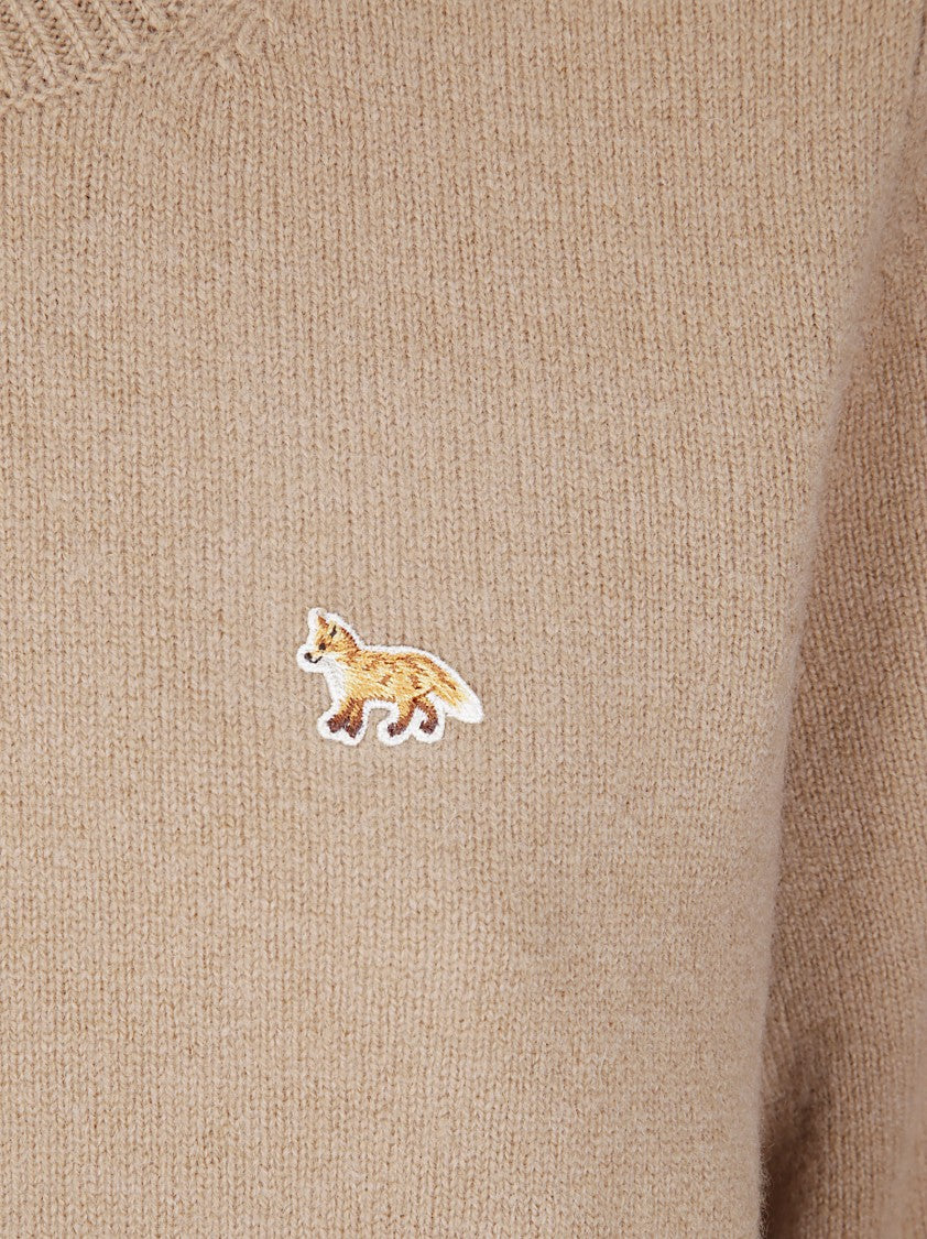 Maison Kitsuné Regular Fit Baby Fox Lambswool Jumper