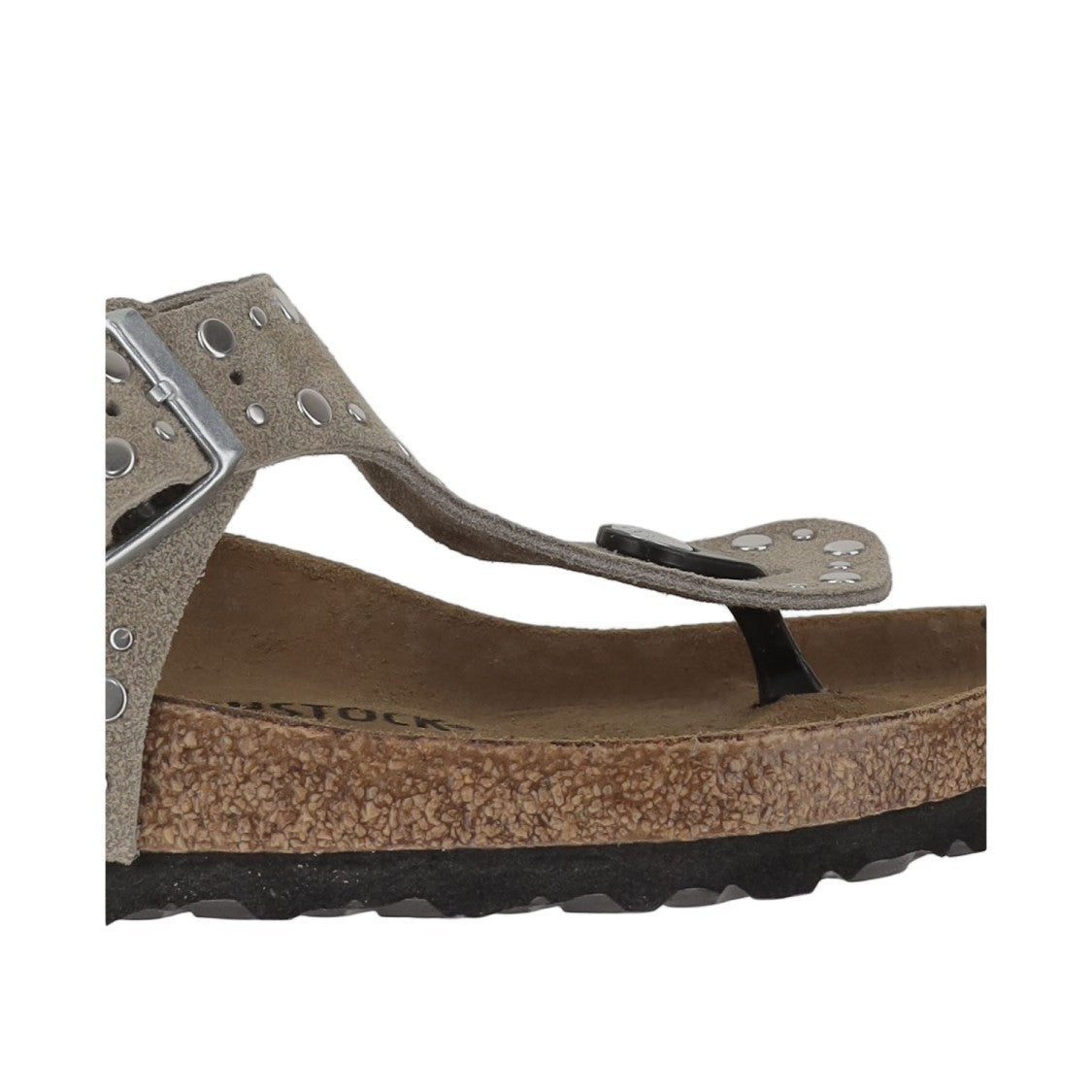 Birkenstock Gizeh Rivet Sandals In Suede Leather