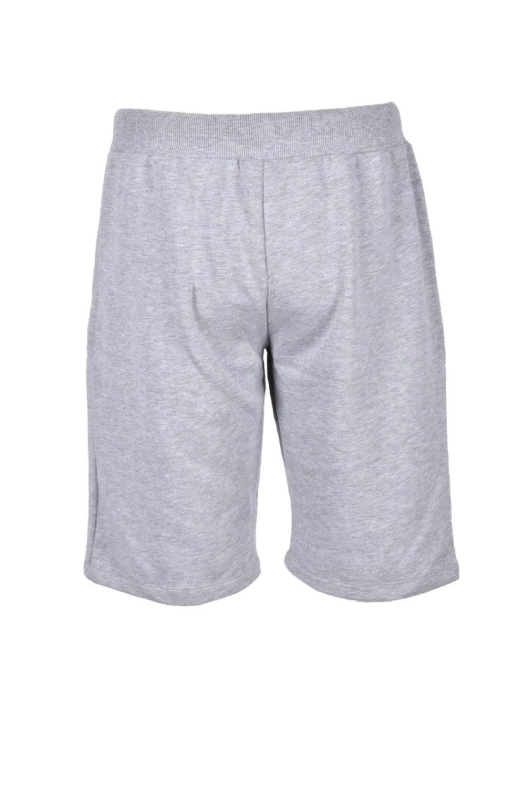 Takeshy Kurosawa Heather Grey Relaxed Cotton Bermuda Shorts