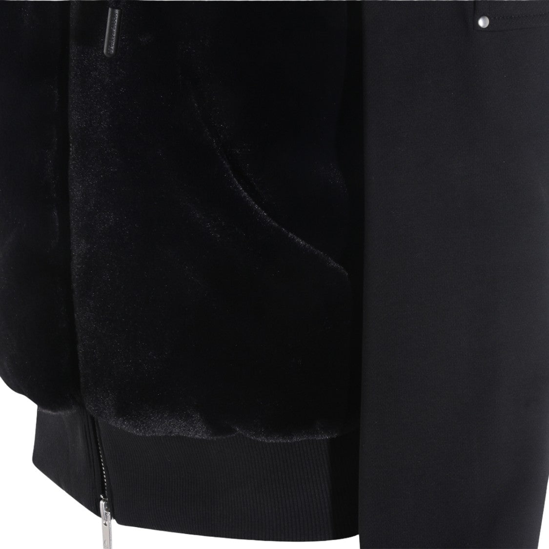 Moose Knuckles Fitted Black Jacket With High Collar
