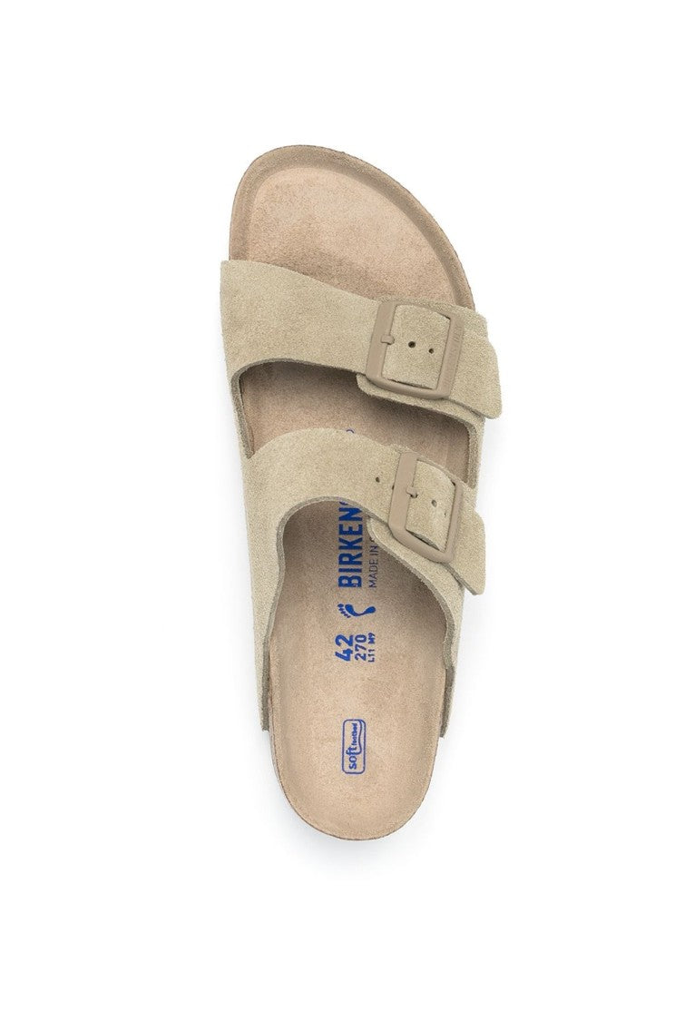 Birkenstock Arizona Sfb Two-Strap Suede Sandals