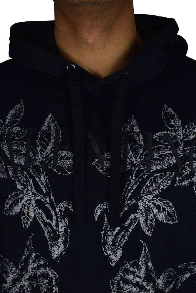 Valentino Garavani Valentino Floral Print Hoodie With Kangaroo Pocket