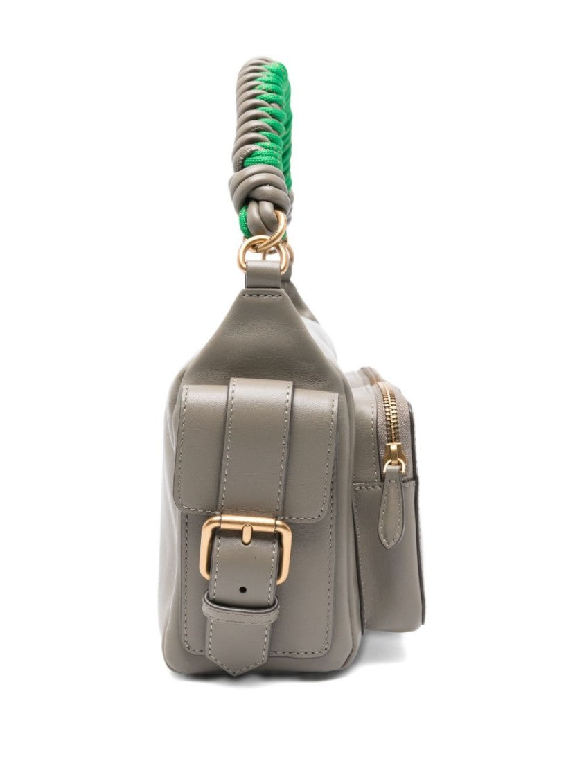 Pinko Shoulder Bag In Calfskin Leather