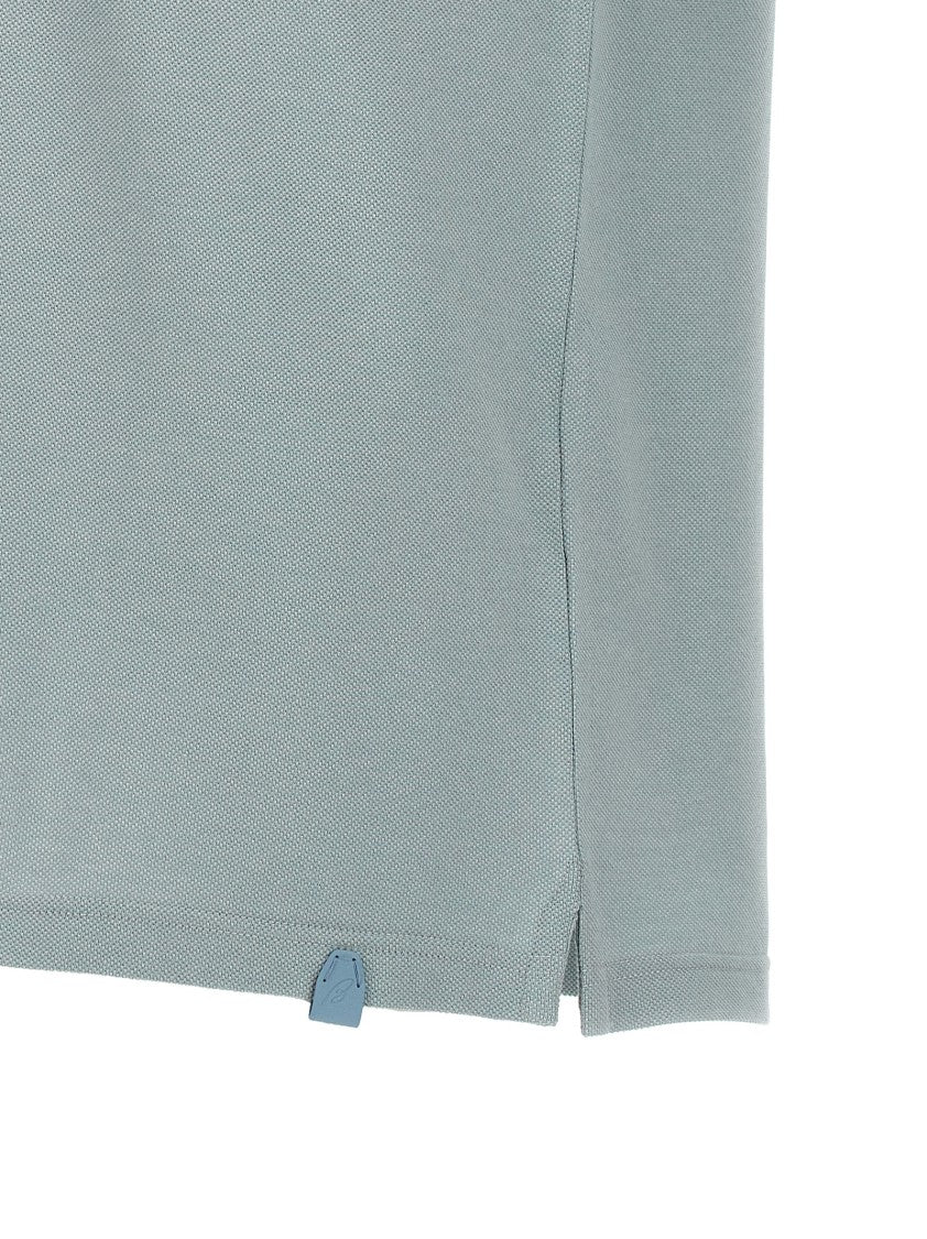 Brioni Piqué Cotton Polo Shirt With Tailored Fit