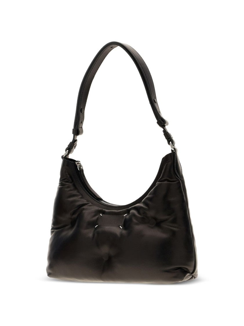 Maison Margiela Black Soft Sheep Leather Shoulder Bag