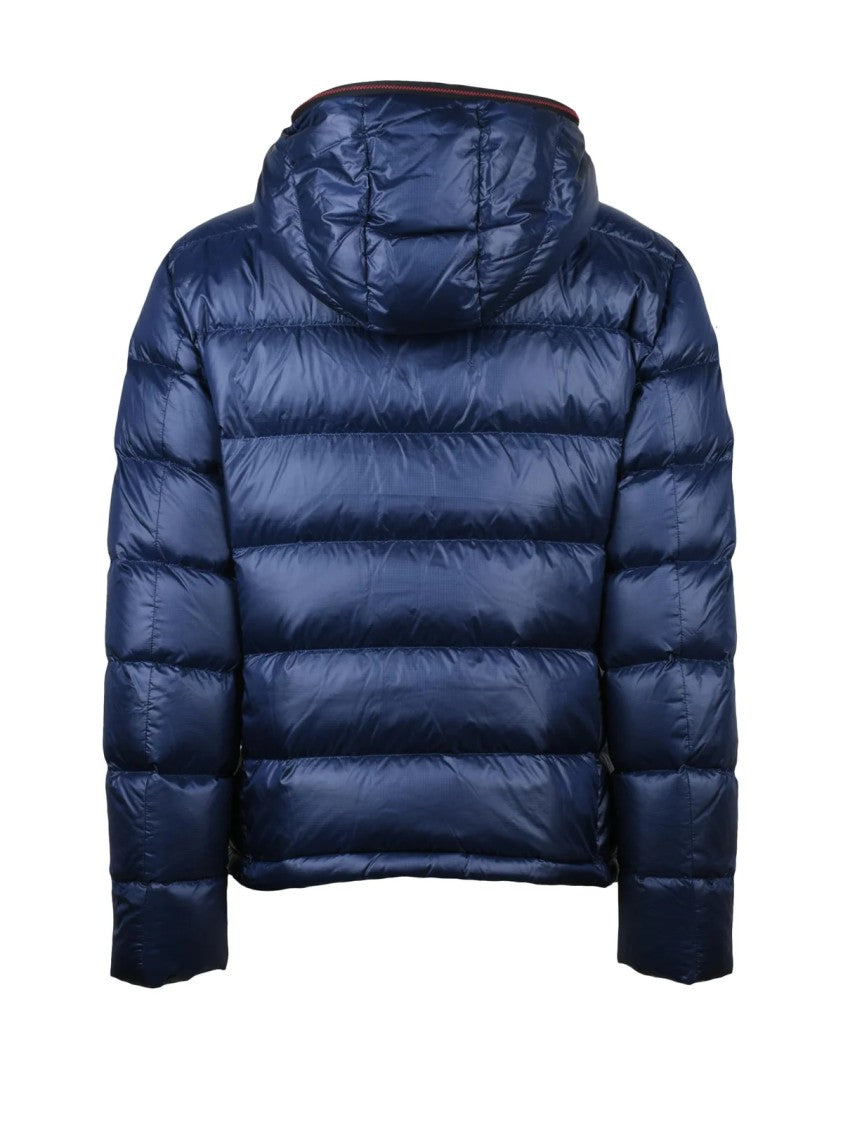 Peuterey Blue Honova Hooded Quilted Down Jacket