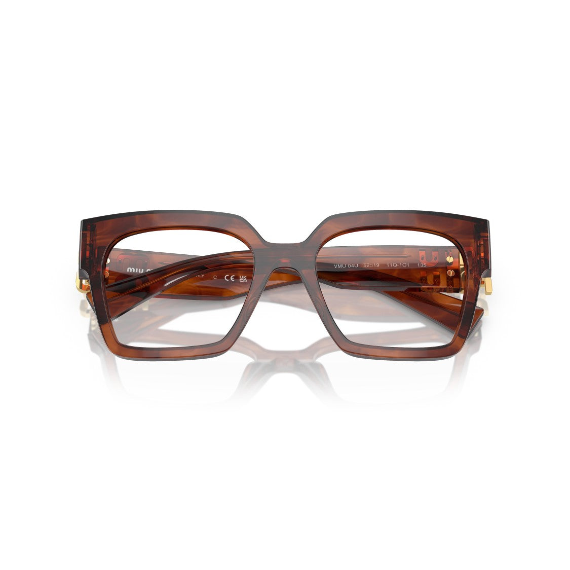 Miu Miu 0Mu 04Uv Oversized Square Acetate Sunglasses