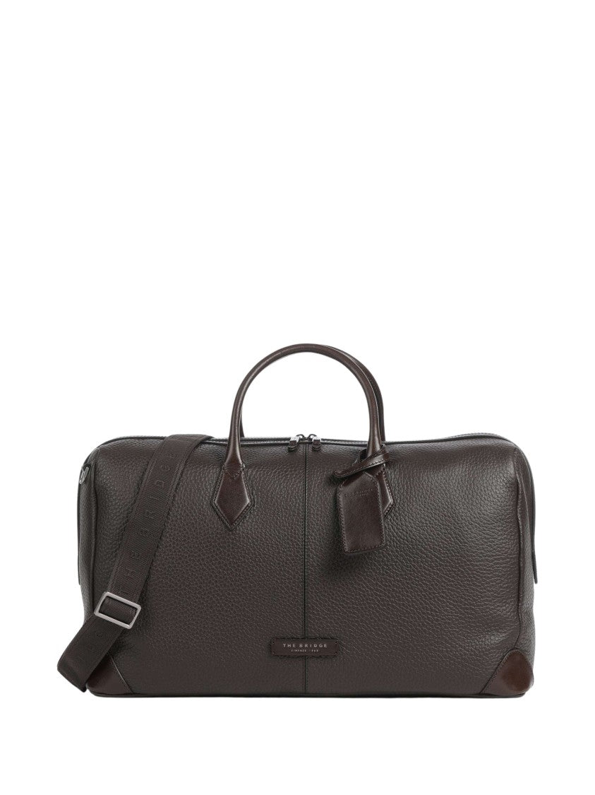 The Bridge Travel Soft Grained Calf Leather Travel Bag