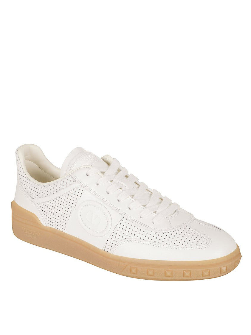 Valentino Garavani Perforated Calf Nappa Leather Sneakers