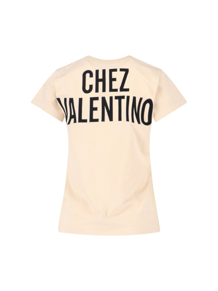 Valentino Relaxed Fit Graphic T-Shirt With Distressed Print