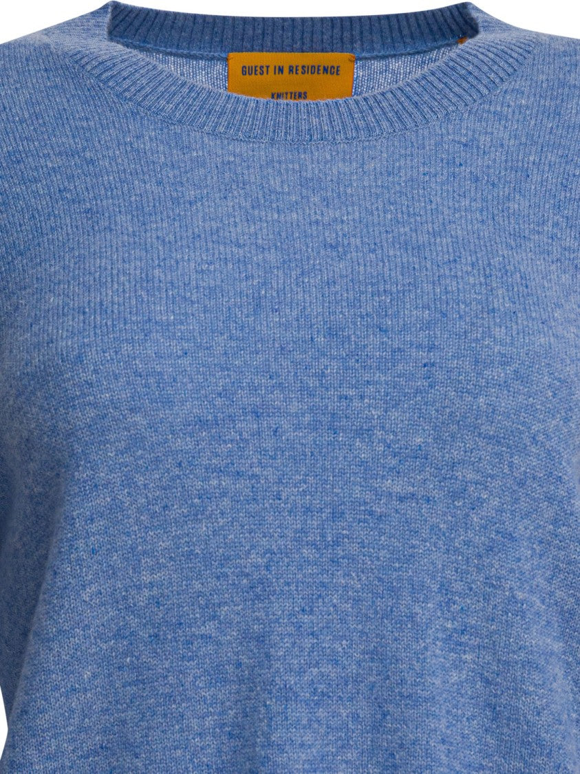 Guest In Residence Shrunken Crew Neck Cashmere Knitwear