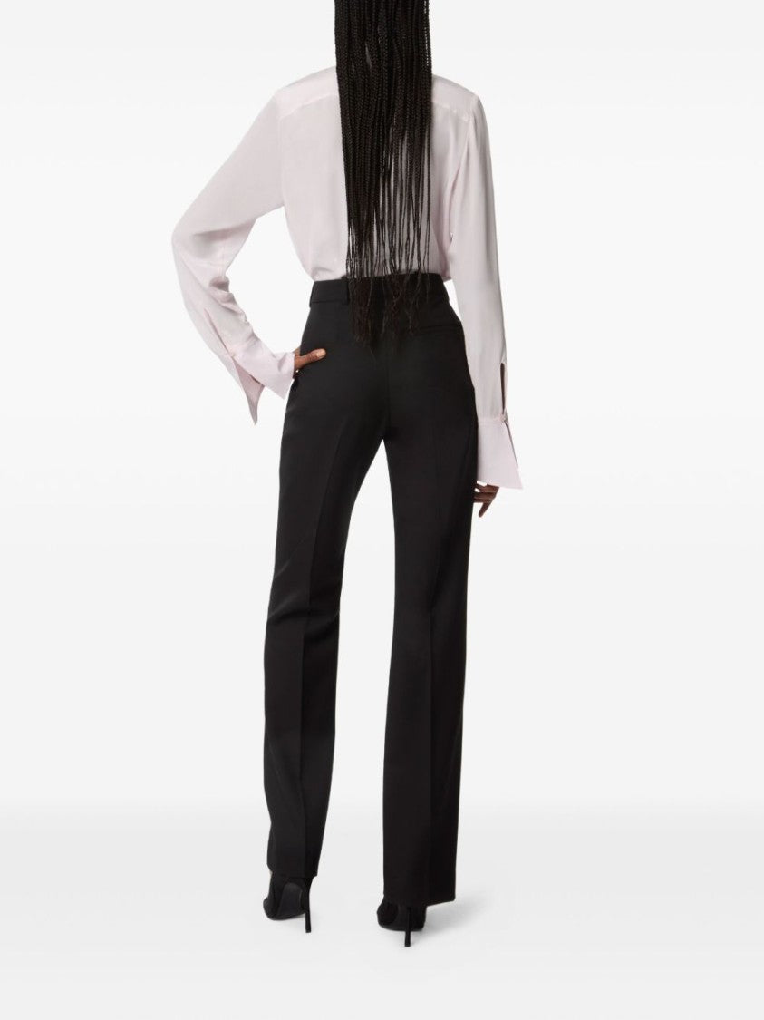 Nina Ricci Silk Tie Neck Blouse