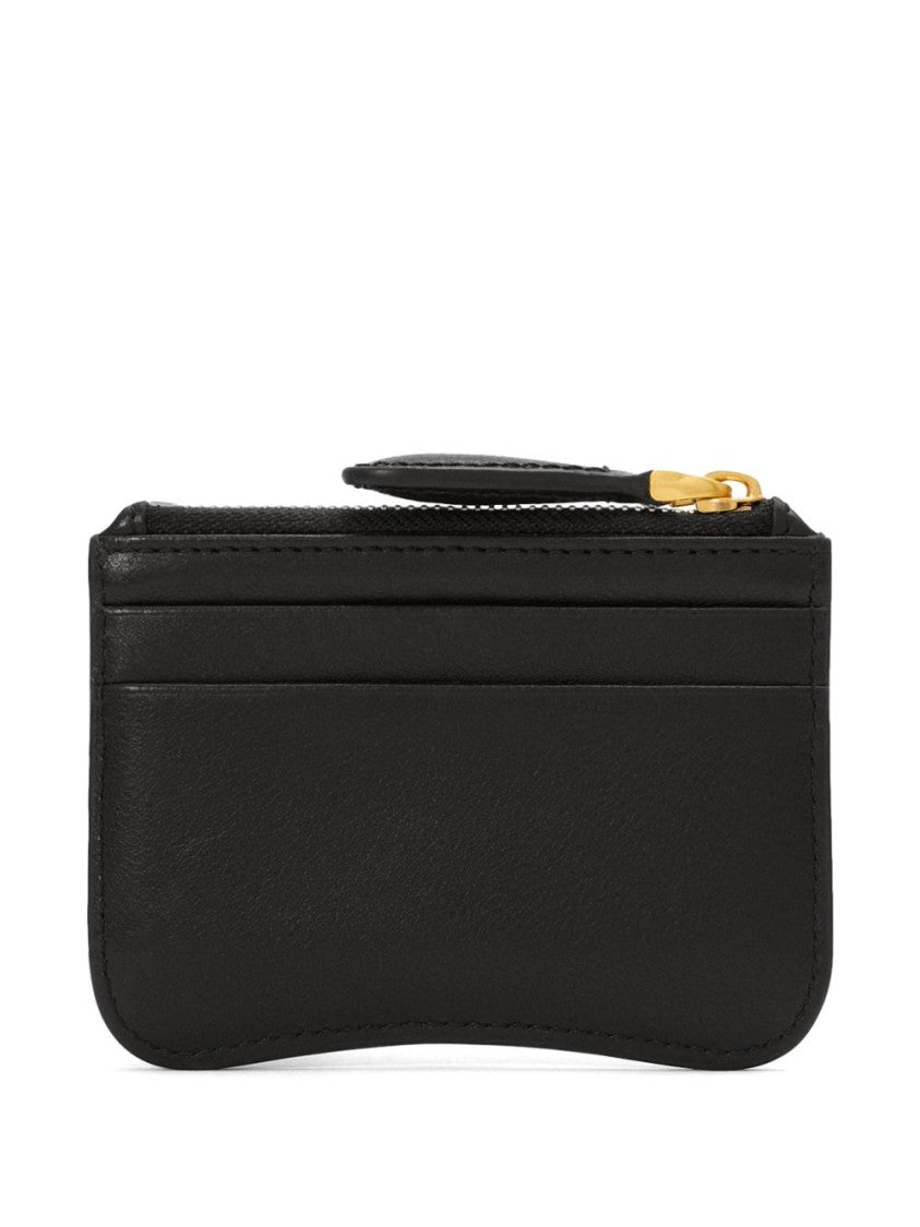 Ami Paris Black Gold-Accented Silk-Nylon Wallet