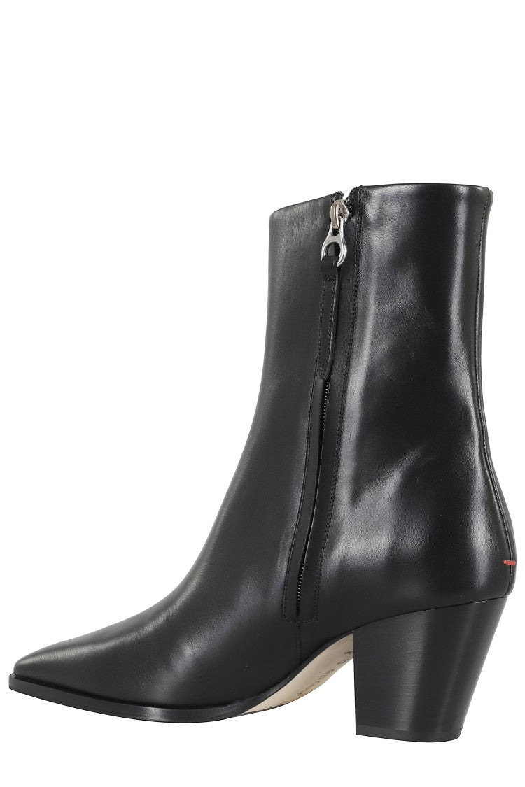 Aeydē Calf Leather Ankle Boots