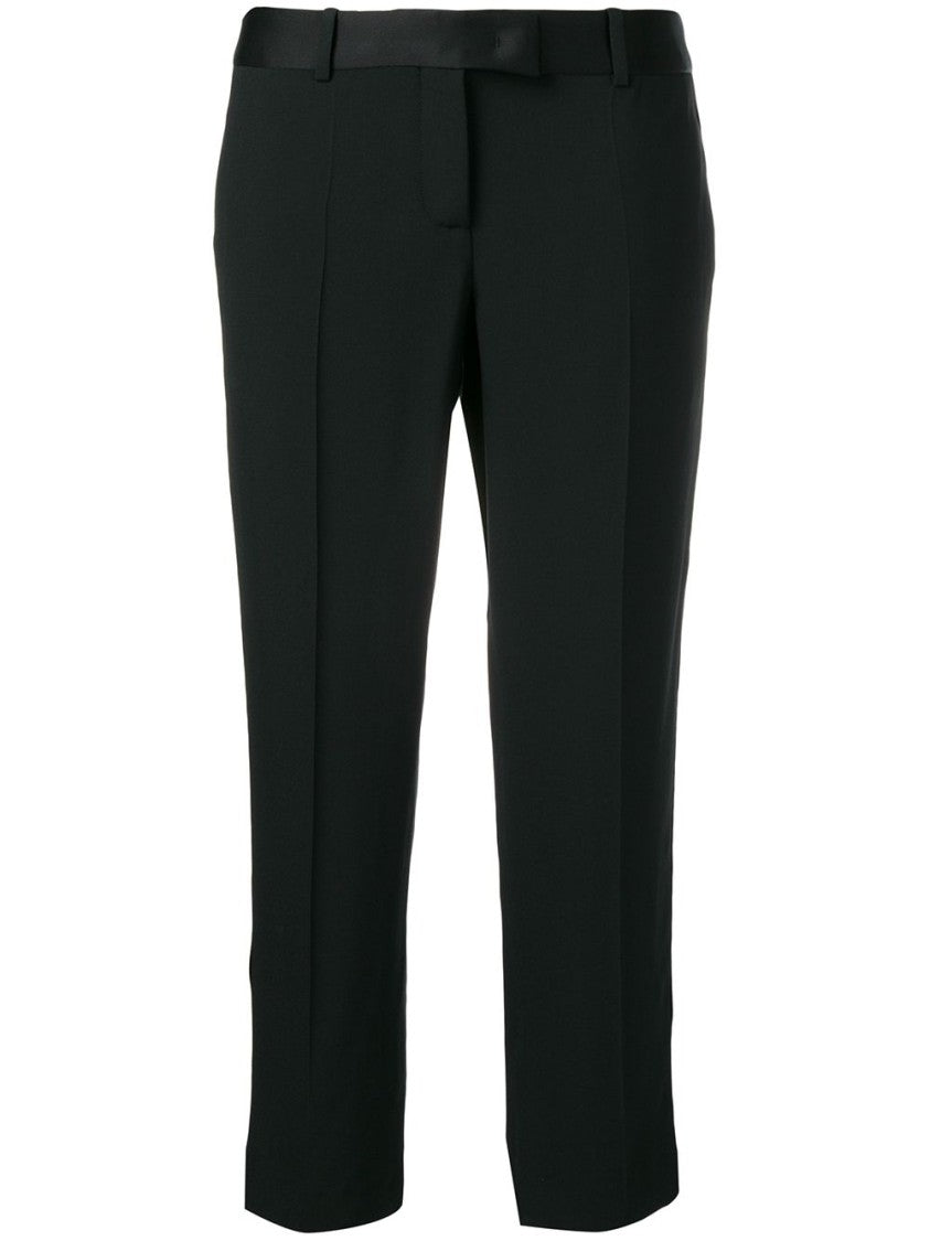 Ermanno Scervino Cropped Tailored Trousers With Concealed Fastening