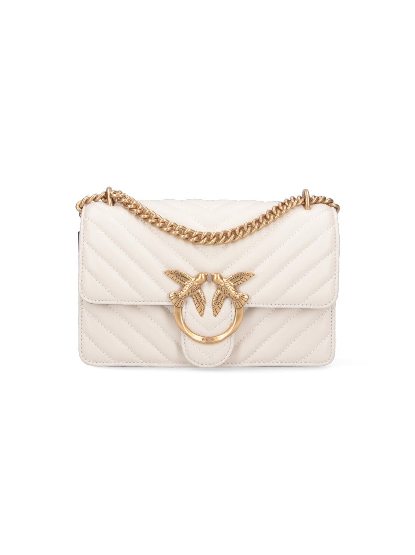 Pinko Compact Structured Bag With Smooth Finish