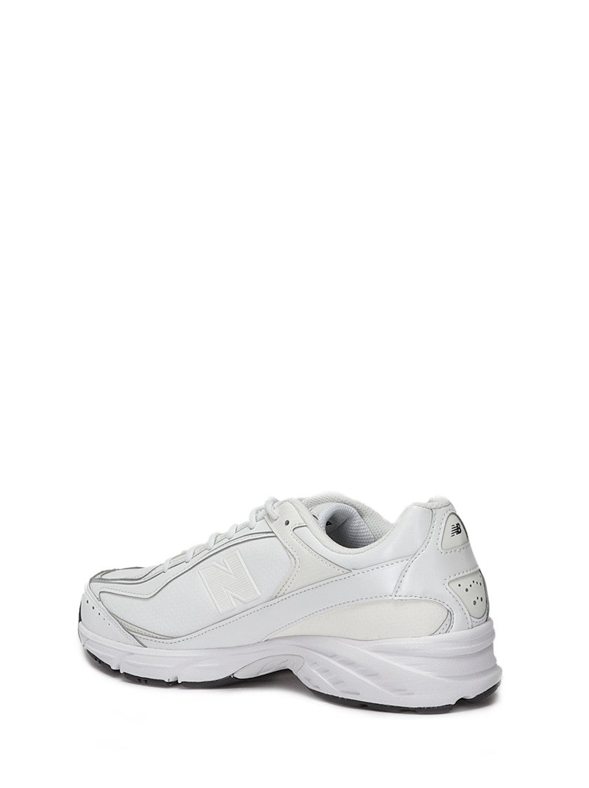 Comme Des Garçons X New Balance White Sneakers With Durable Rubber Sole
