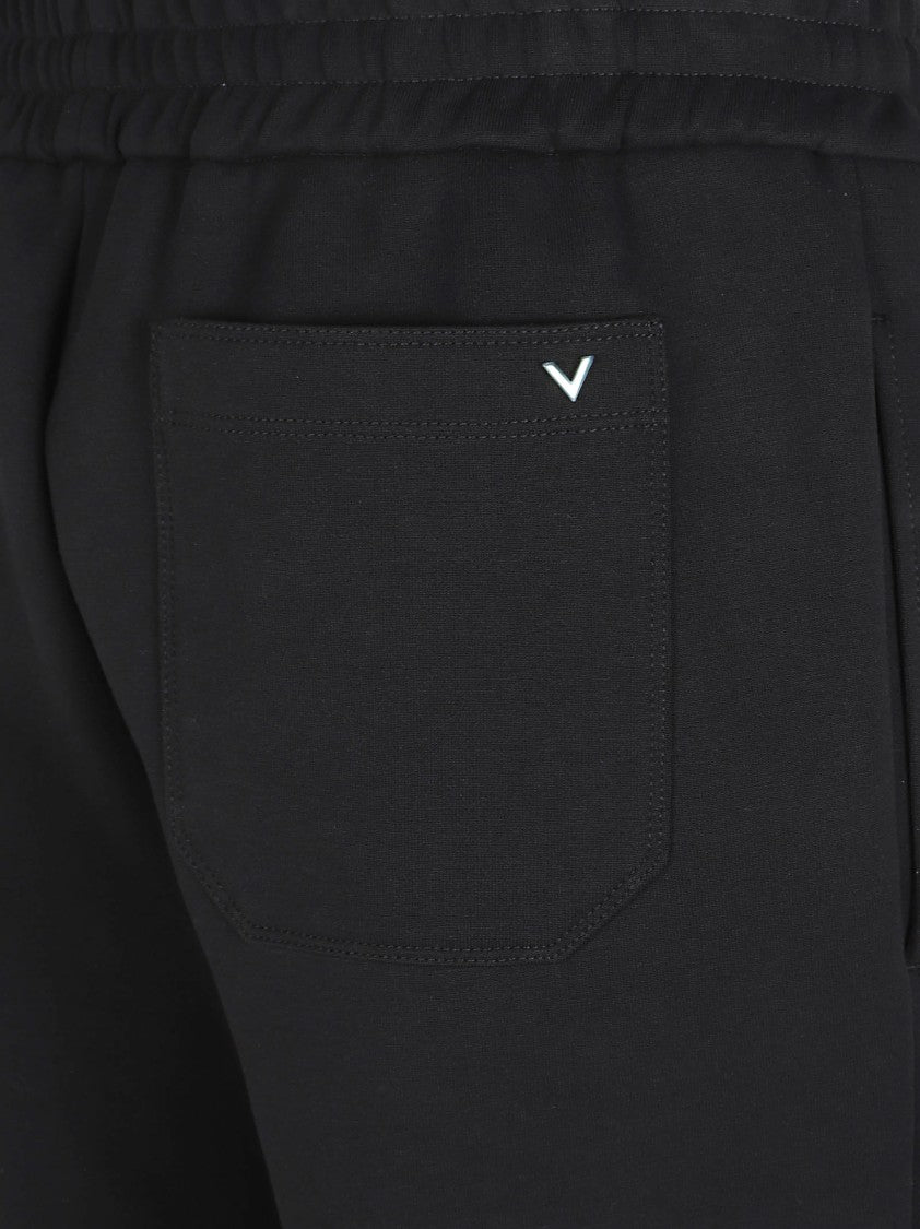 Valentino Garavani Jersey Jogging Trousers With Metallic Detail