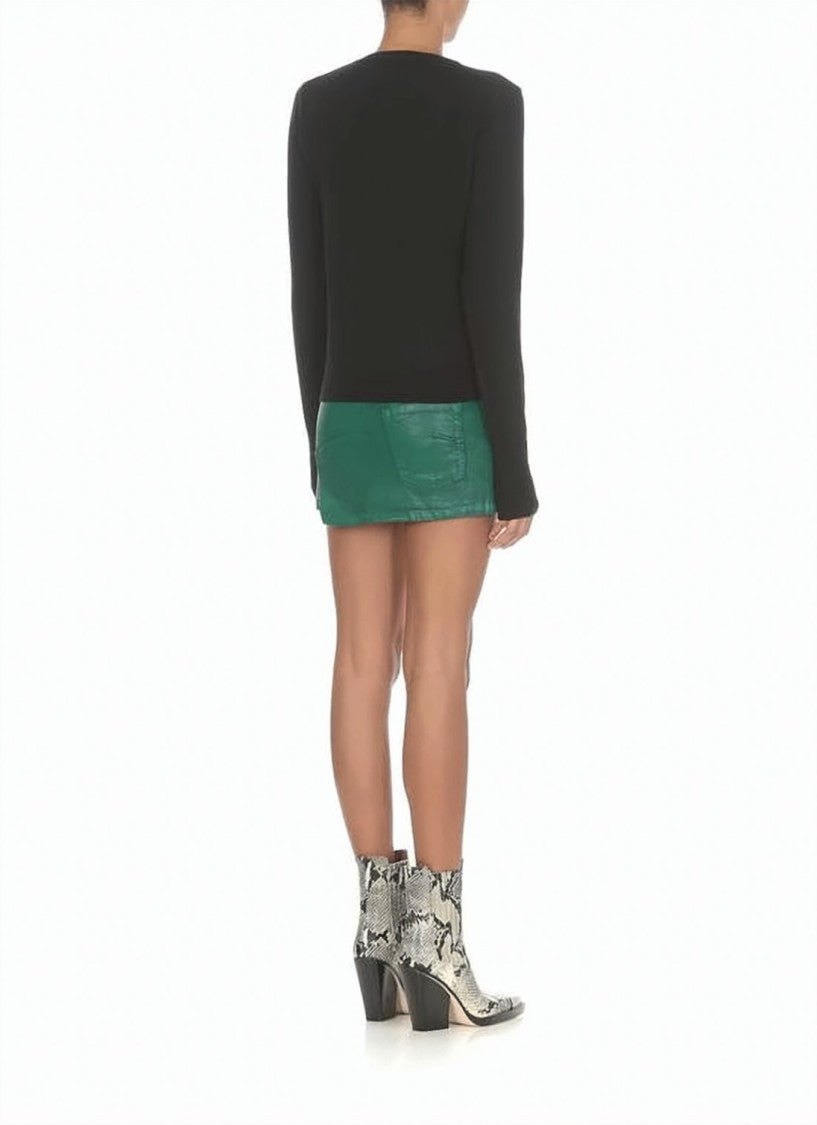 Vivienne Westwood Fitted Round Neck Sweater With Ribbed Hem And Cuffs