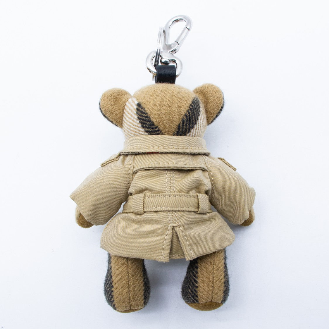 Burberry Miniature Teddy Bear Keychain In Trench Coat
