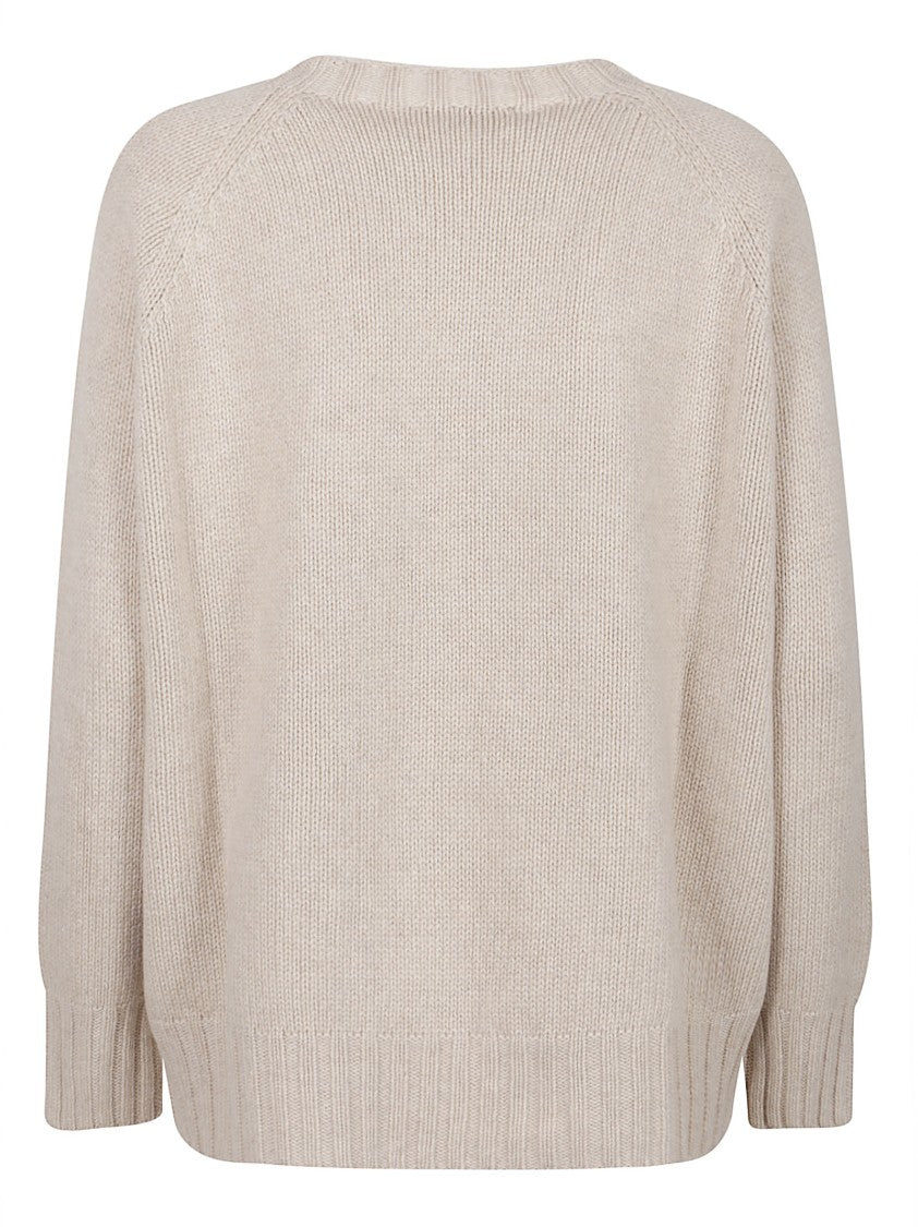 Aragona Over Round Neck Cashmere Sweater
