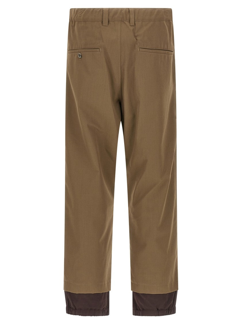 Maison Mihara Yasuhiro 'Mix Layered Wool Gabardine' Pants