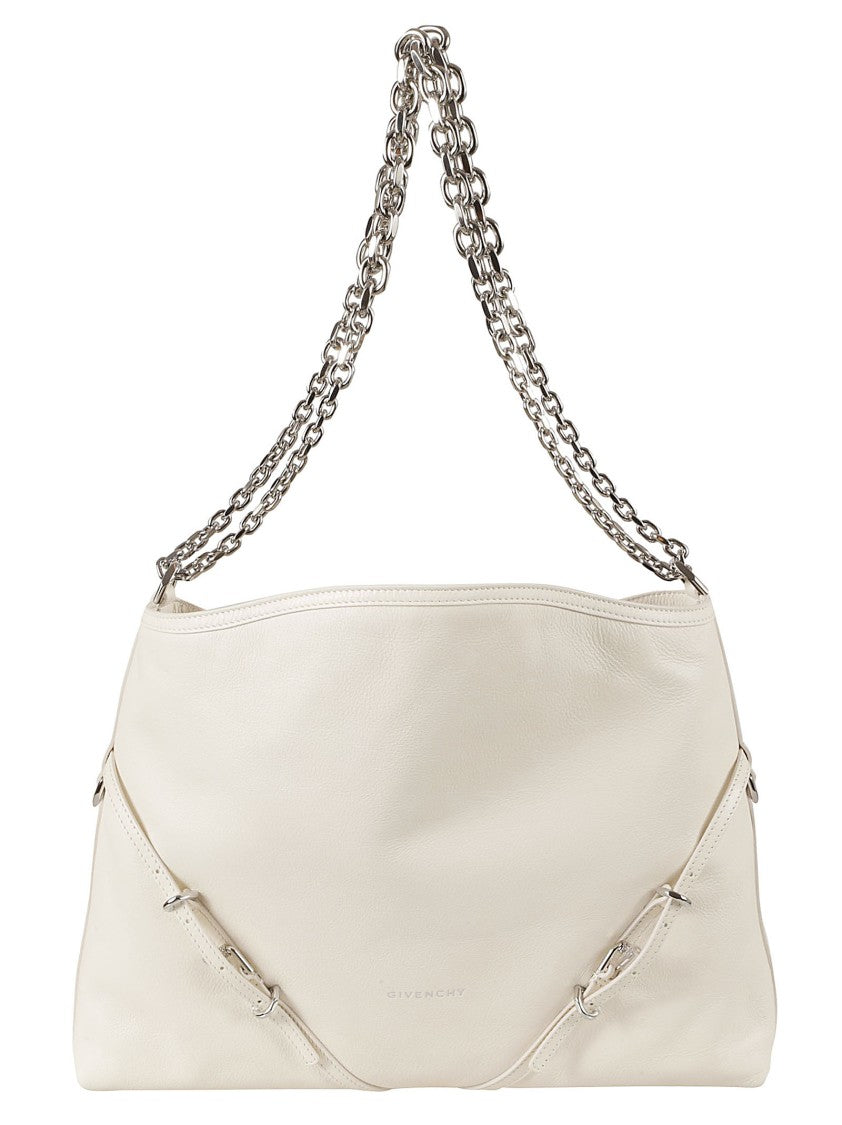 Givenchy Shoulder Bag In White Calf Leather