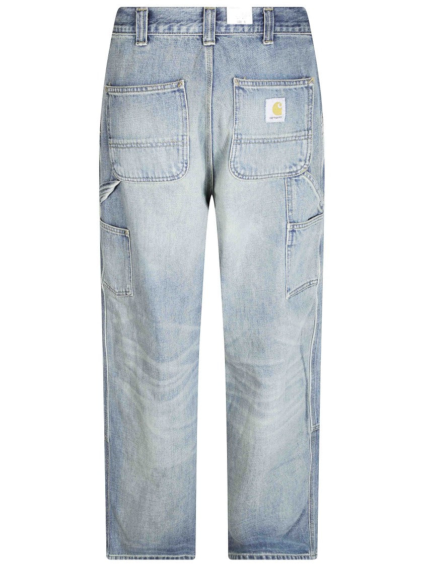 Carhartt Wip Jeans Camano Relaxed-Fit Utility Light Blue Jeans