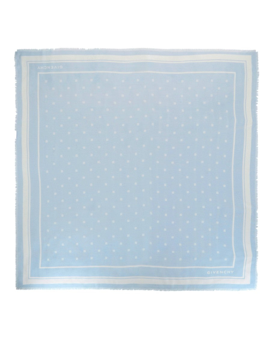 Givenchy 4G Shawl In Cashmere And Silk