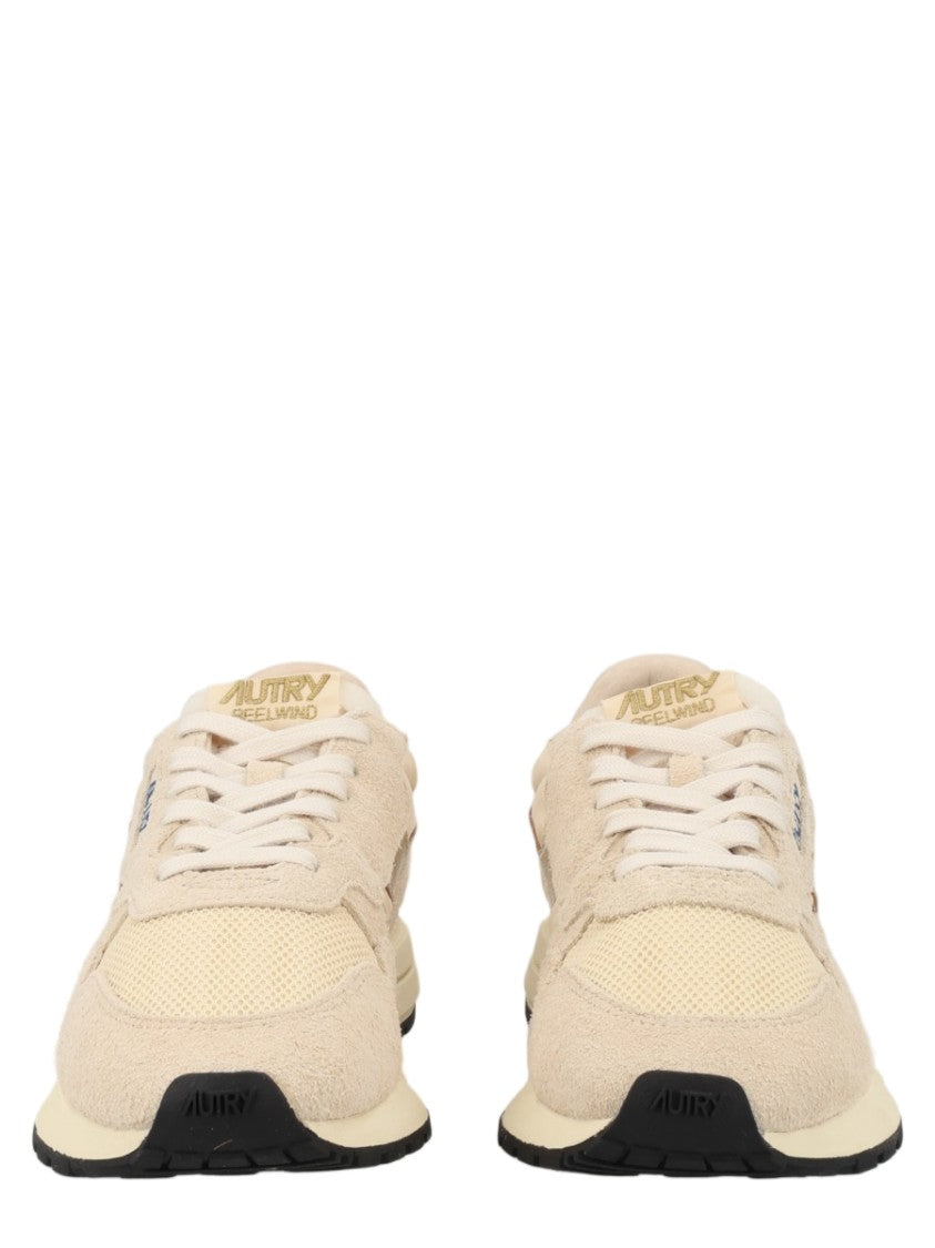 Autry Reelwind Low Nylon Suede Laminated Sneakers