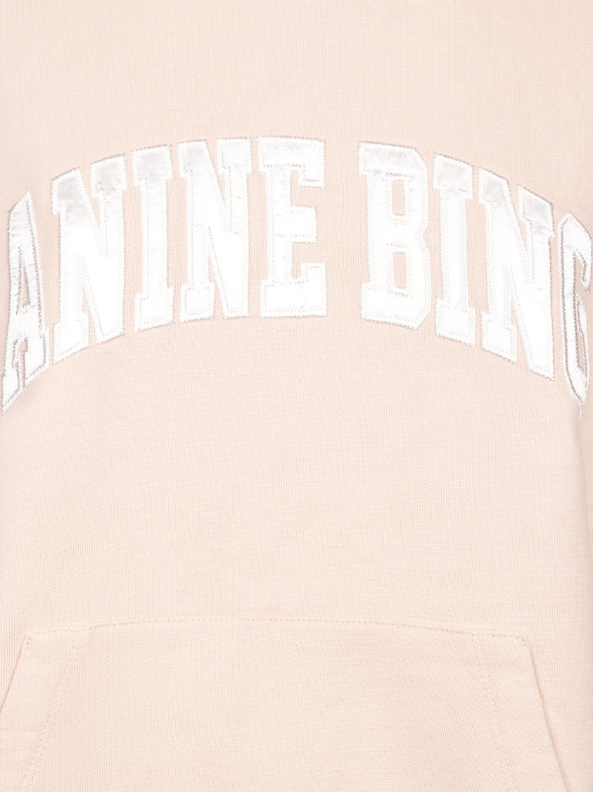 Anine Bing Harvey Sweatshirt Anine Bing Pink Hoodie